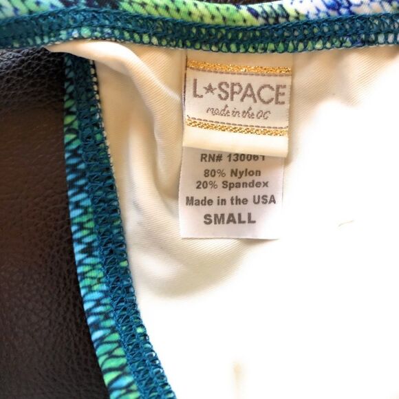 L*Space Audrey Fringe Print Bikini Top - Picture 7 of 8